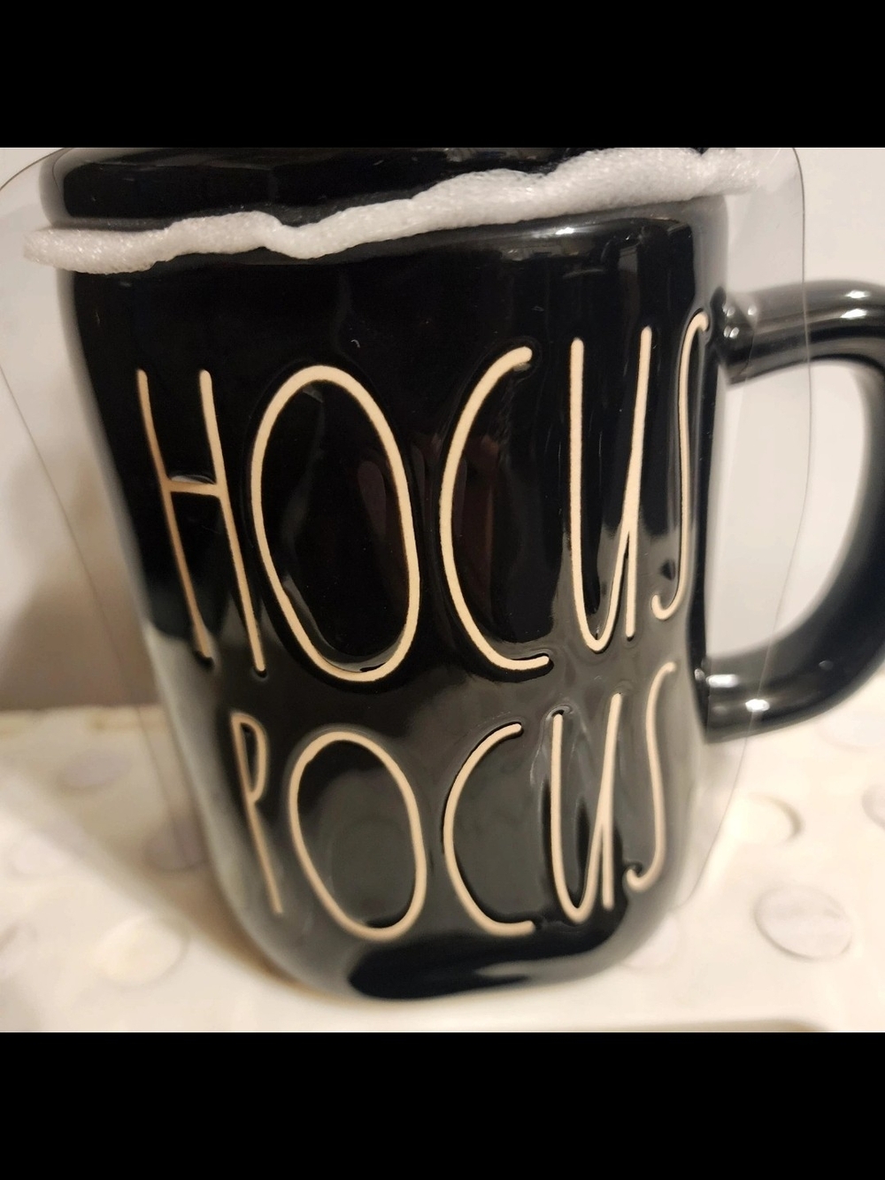 Rae Dunn Halloween HOCUS POCUS Topper Mug - Picture 3 of 4